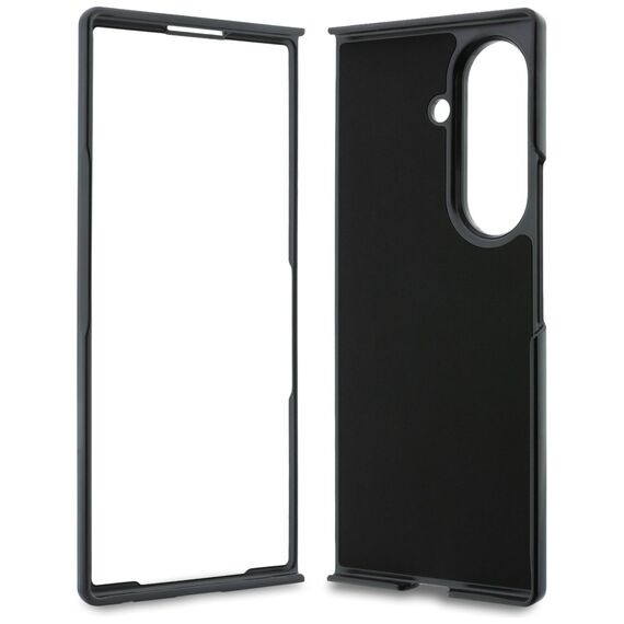 Etui Karl Lagerfeld Saffiano Karl&Choupette Pin na Samsung Galaxy Z Fold 8 Ultra - czarne