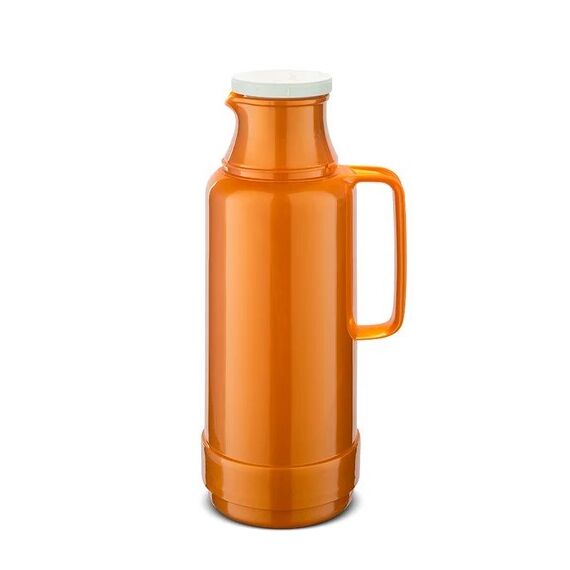 ROTPUNKT Glass thermos capacity 1.0 l, shiny fox (red)