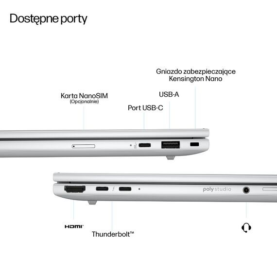 HP EliteBook 8 G1a Ryzen AI 7 PRO 350 14.0"WUXGA IPS 400nits AG 32GB DDR5 5600 SSD1TB Radeon 860M Cam IR 5 Mpx AI 62Wh W11Pro 3Y Onsite