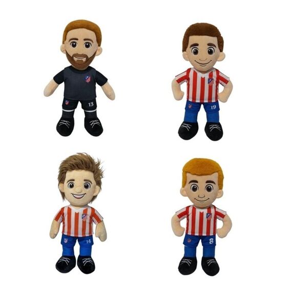 Atletico de Madrid Player assorted plush toy 25cm
