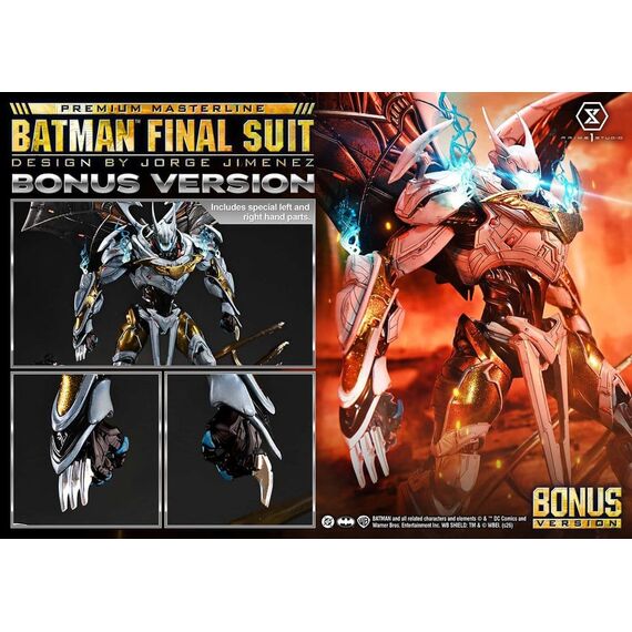 Justice League (Comics) Premium Masterline Statue Batman Final Suit (Design by Jorge Jimenez) Bonus Version 67 cm