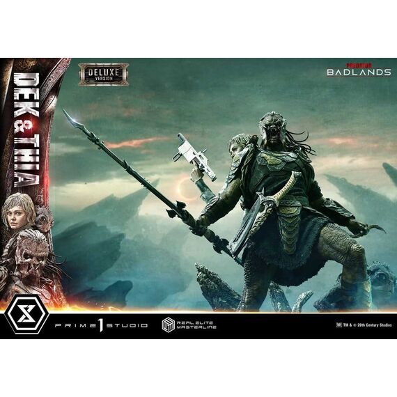 Predator Real Elite Masterline Statue 1/3 Badlands Dek & Thia Deluxe Version 87 cm