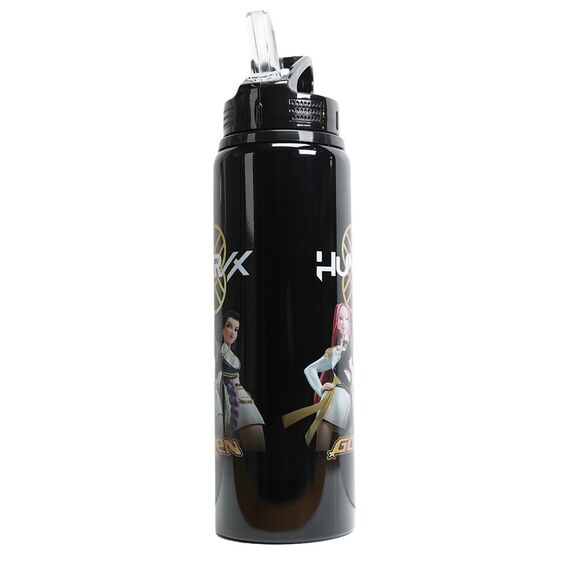 KPop Demon Hunters - Flip Top Drinking Bottle - Golden - 650ml /