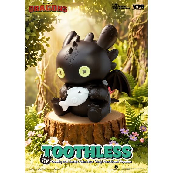HOW TO TRAIN YOUR DRAGON - Toothless - Bank Vinyl Figure 11.7cm