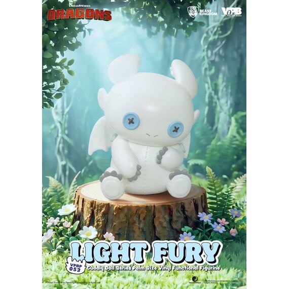 HOW TO TRAIN YOUR DRAGON - Light Fury - Bank Vinyl Figure 11.2cm