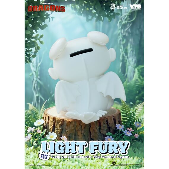 HOW TO TRAIN YOUR DRAGON - Light Fury - Bank Vinyl Figure 11.2cm