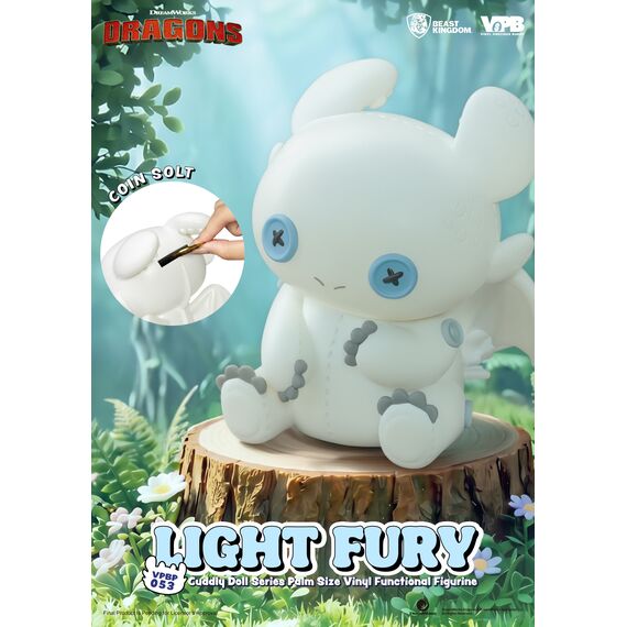 HOW TO TRAIN YOUR DRAGON - Light Fury - Bank Vinyl Figure 11.2cm