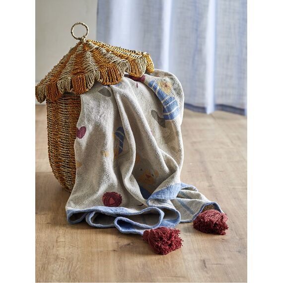 Bloomingville MINI - Mille Throw - Multi - Recycled Cotton /