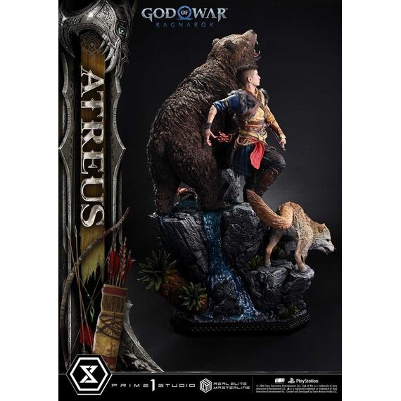 God of War: Ragnarok Real Elite Masterline Statue 1/3 Atreus 96 cm