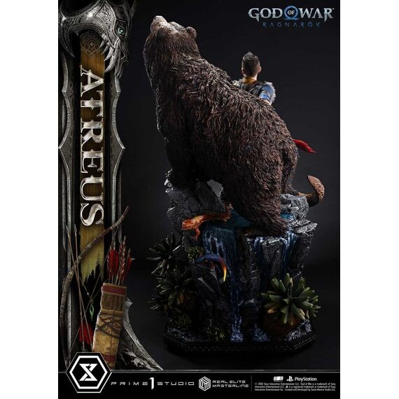 God of War: Ragnarok Real Elite Masterline Statue 1/3 Atreus Deluxe Version 96 cm