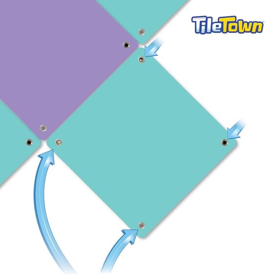 Tile Town - Bluey Magnetiske Mini Legesæt - Granny Janet  Tile Set /