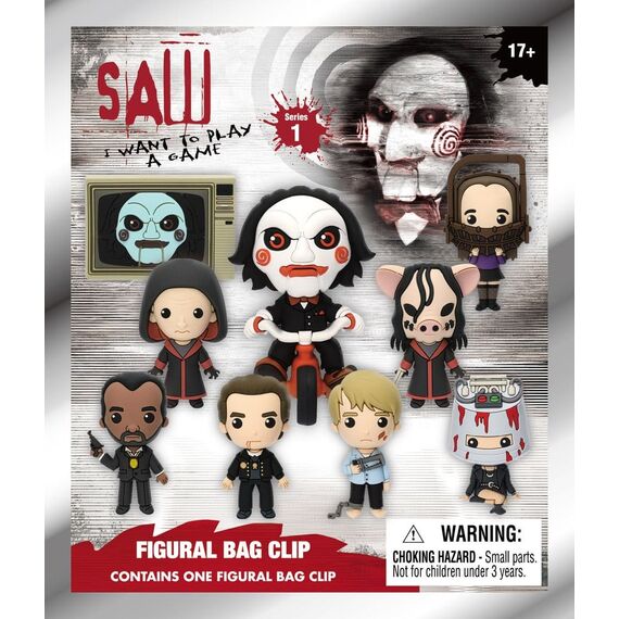 Saw 3D PVC Bag Clips Series 1 Blind Bag Display (24)
