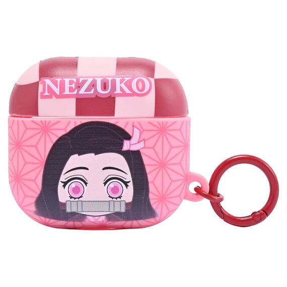 Demon Slayer 3D Foam Airpods Case Bag Clip Nezuko Display (12)