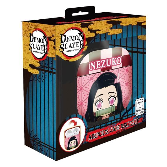 Demon Slayer 3D Foam Airpods Case Bag Clip Nezuko Display (12)