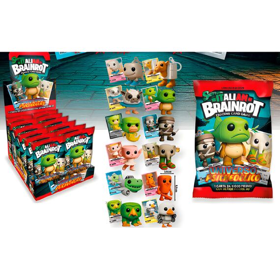Italian Brainrot assorted surprise 3D figure keychain