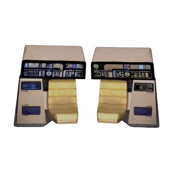 Star Trek: The Next Generation Replica 1/6 Enterprise-D Bridge Consoles Set