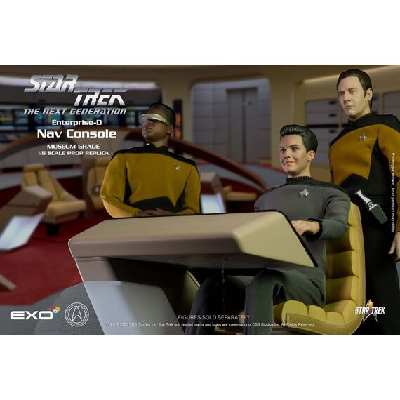 Star Trek: The Next Generation Replica 1/6 Enterprise-D Bridge Consoles Set