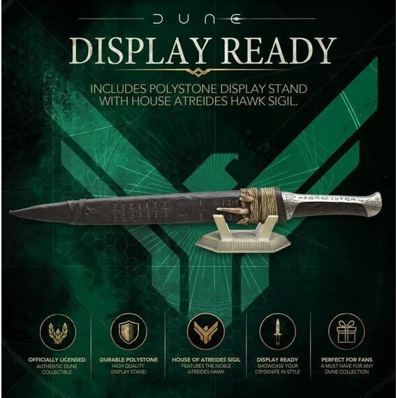 Dune Replica 1/1 Paul Atreides Crysknife (Dune Part II) 49 cm