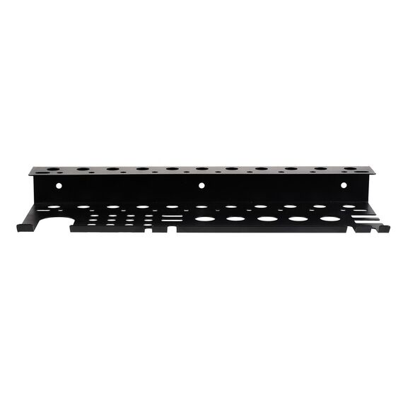 Maclean Wall-Mounted Organizer / Tool Shelf, black, dimensions 40x14.5x4.6 cm, max. 30 kg, MC-141