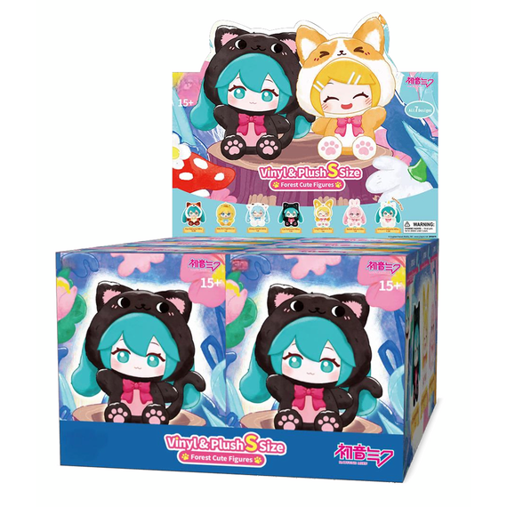HATSUNE MIKU - Forest Cute - Blind Box Vinyl Plush (6pcs) 15cm