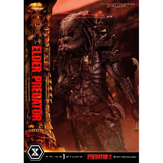 Predator 2 (Film) Museum Masterline Statue 1/3 Elder Predator Deluxe Version 94 cm