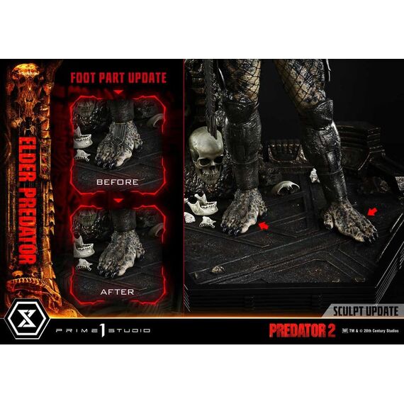 Predator 2 (Film) Museum Masterline Statue 1/3 Elder Predator Deluxe Version 94 cm