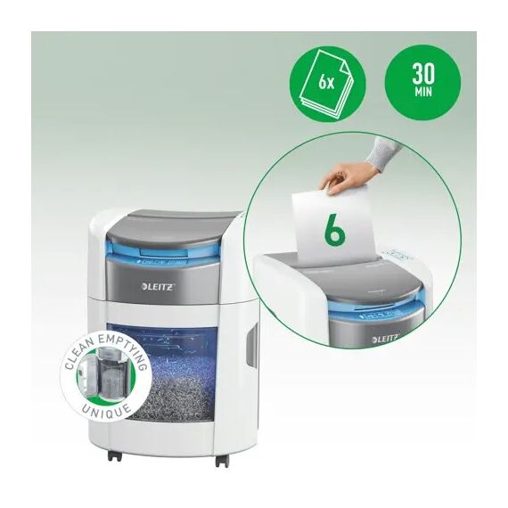 Leitz IQ Optimax AutoFeed 150 Shredder, P5, 150 sheets, 15 l