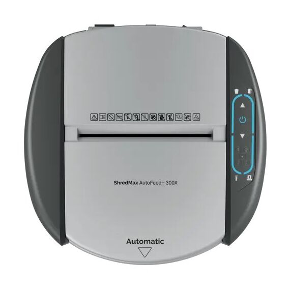 Rexel ShredMax AutoFeed+ 300X Paper Shredder, P4, 300 sheets, 25-litre waste bin