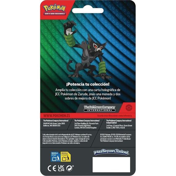 Pokemon JCC Enhancement blister pack of 2 envelopes Spanish