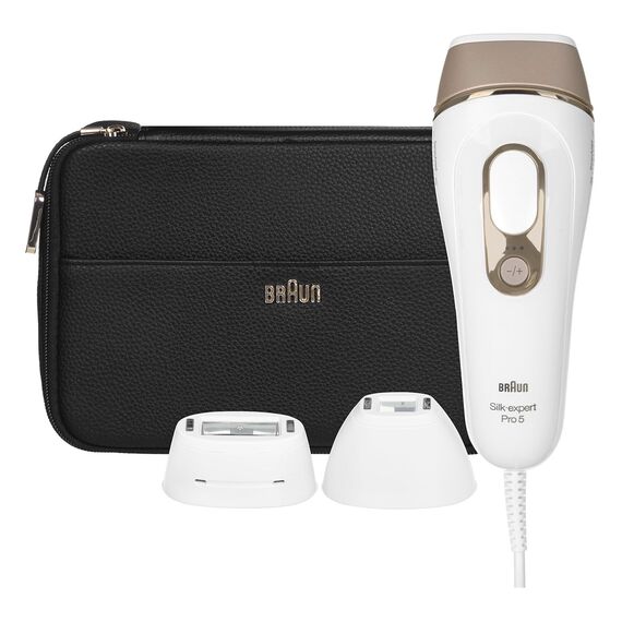 BRAUN Silk-expert Pro 5 PL5243 IPL Depilator IPL hair removal system White, Gold
