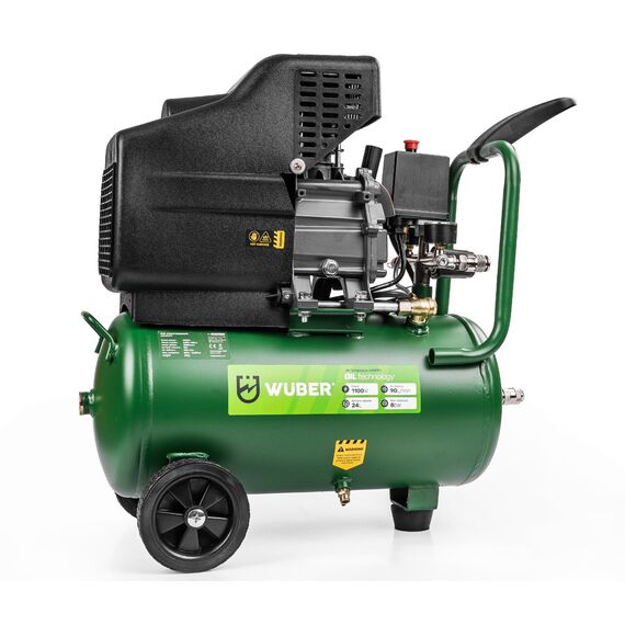 Oil-lubricated compressor 24 L W54001 WUBER