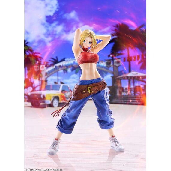 Fighting Girls Collection The King of Fighters XV PVC Figure 1/7 Blue Mary 26 cm