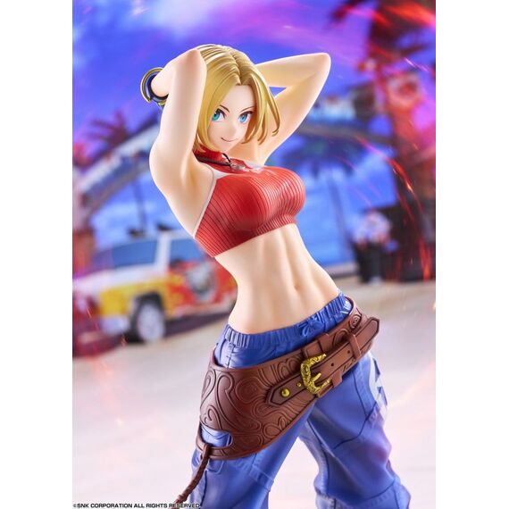 Fighting Girls Collection The King of Fighters XV PVC Figure 1/7 Blue Mary 26 cm
