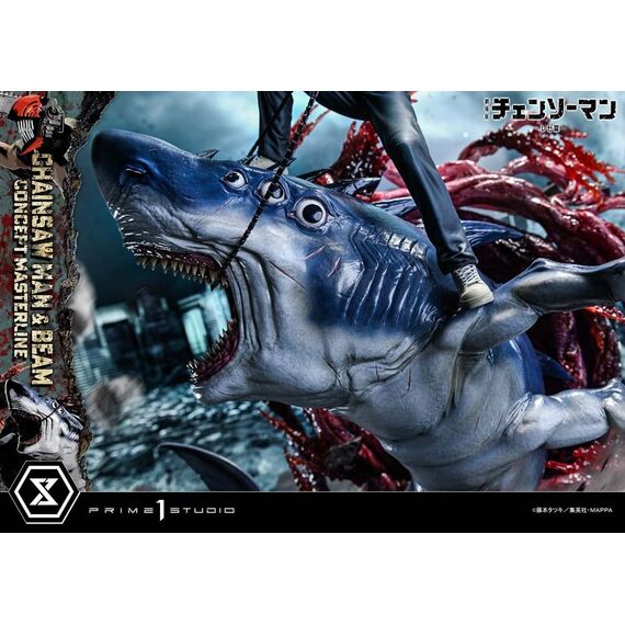 Chainsaw Man Concept Masterline Series Statue 1/6 Chainsaw Man & Beam Bonus Version 73 cm