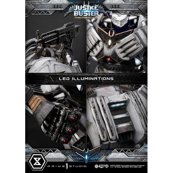 DC Comics Ultimate Museum Masterline Statue Justice Buster: Phantom Armor (Design By Josh Nizzi) 88 cm