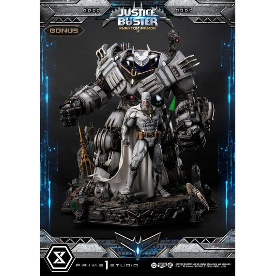 DC Comics Ultimate Museum Masterline Statue Justice Buster: Phantom Armor (Design By Josh Nizzi) Ultimate Bonus Version 88 cm