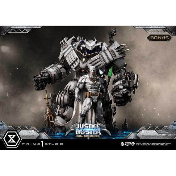 DC Comics Ultimate Museum Masterline Statue Justice Buster: Phantom Armor (Design By Josh Nizzi) Ultimate Bonus Version 88 cm