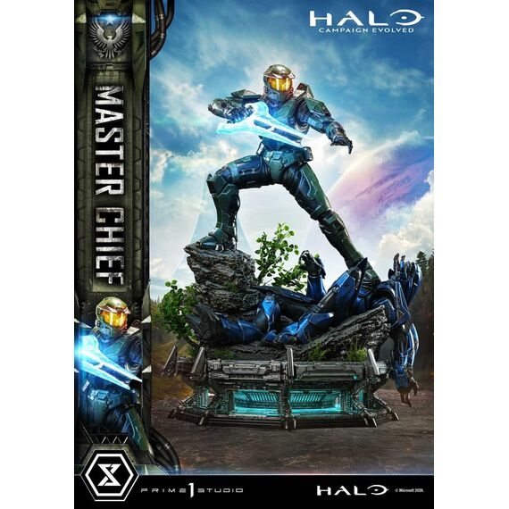Halo Ultimate Premium Masterline Series Statue 1/4 Campaign Evolved Master Chief Bonus Version 78 cm
