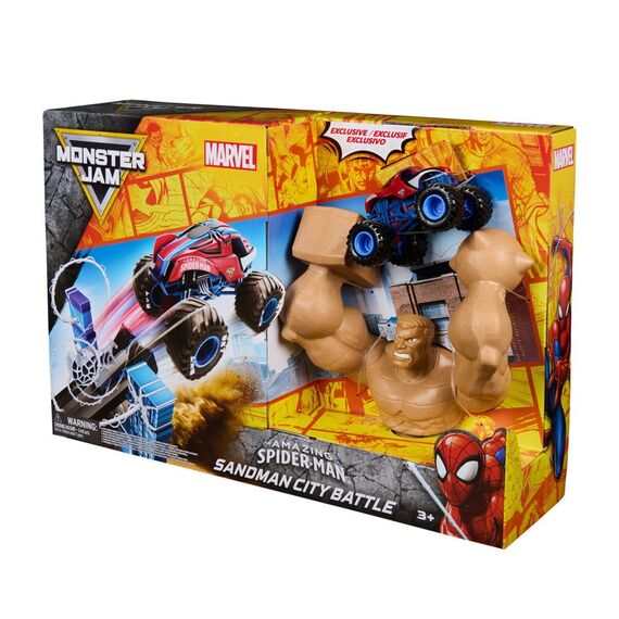 Monster Jam 1:64 Marvel Spiderman Playset /