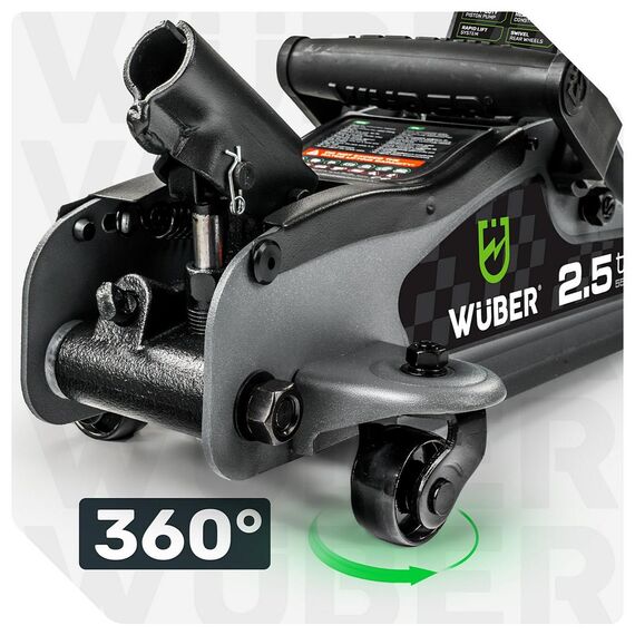 Low-profile car jack 80–360 mm 2.5 t W22001 WUBER