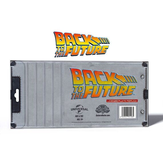 Back To The Future Replica 1/1 ´Outatime´ DeLorean License Plate