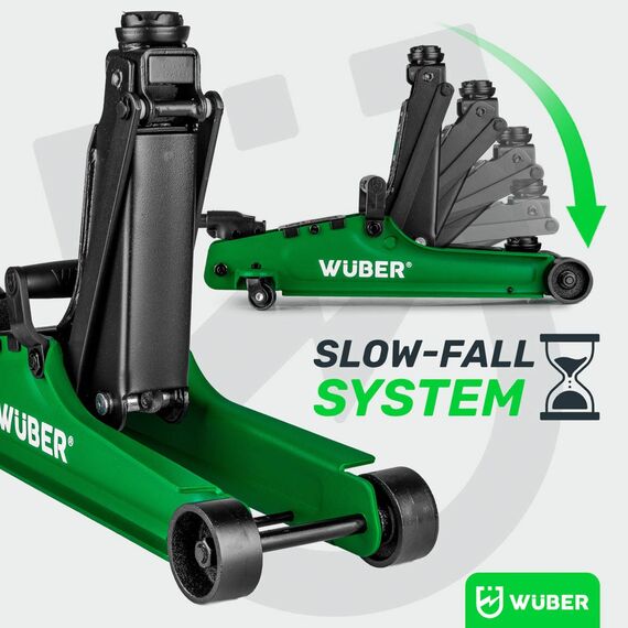 Low-profile car jack 80–375 mm 2.5 t W22002 WUBER