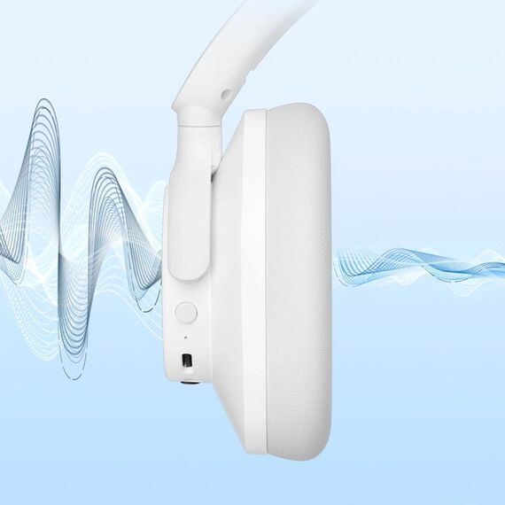 Tronsmart SOUNFII Q20S Hybrid ANC Wireless Headphones with Active Noise Cancelling - White - OUTLET