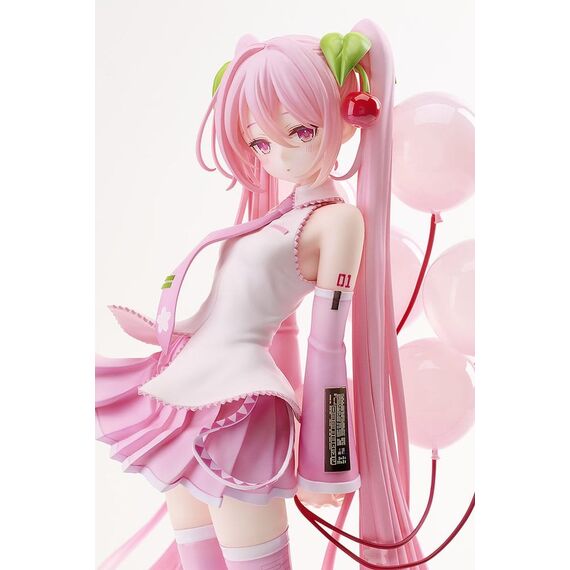 Character Vocal Series 01: Hatsune Miku G.S. Collection [SC] PVC Figure 1/7 Sakura Miku: GSC Illustration Contest Ver. 26 cm