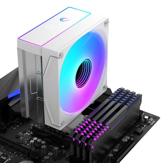 RAMPAGE OCTAGON B70 CPU Cooler White