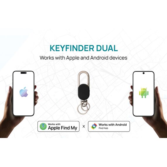 XD Connects Keyfinder Dual Key Tracker – Apple & Android Find (P301.1601)