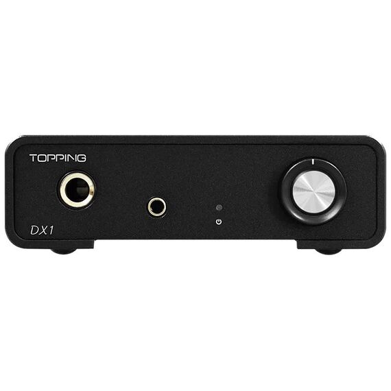 Topping DX1 II BK - Compact USB DAC and headphone amplifier, black