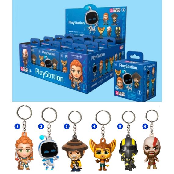 PLAYSTATION - Pocket Hero - Assort 12 Keychain BLIND BOX 5.5cm