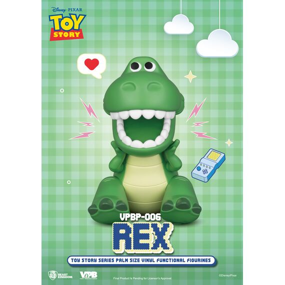 TOY STORY - Rex - Bank Vinyl Figure 12.1cm