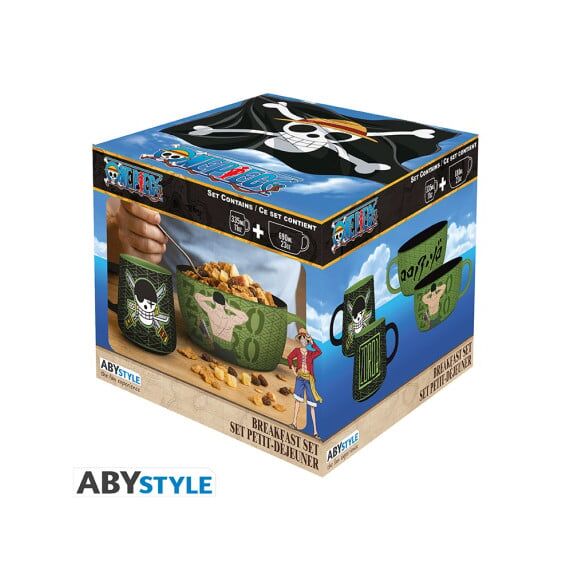 ONE PIECE - Zoro - Set Petit Déjeuner Mug + Bol